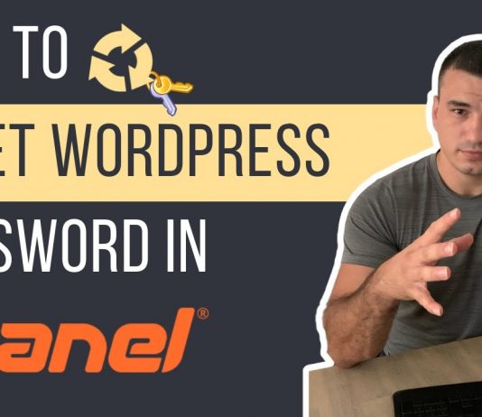 How to reset your password in WordPress cms or from cpanel?